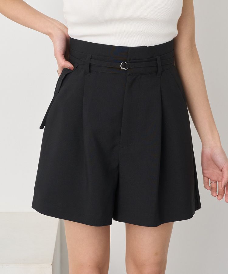 earth music&ecology「ウエストベルト付きショートパンツ」|その他|