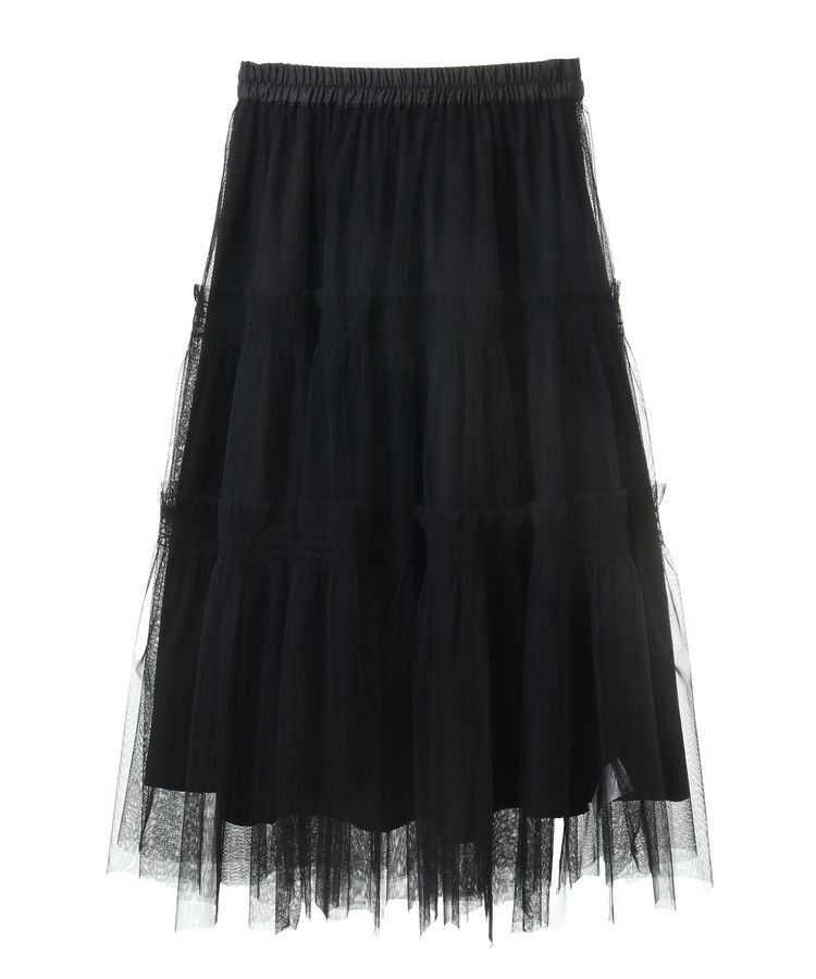 earth music&ecology「フリルチュールティアードスカート」|フレア|