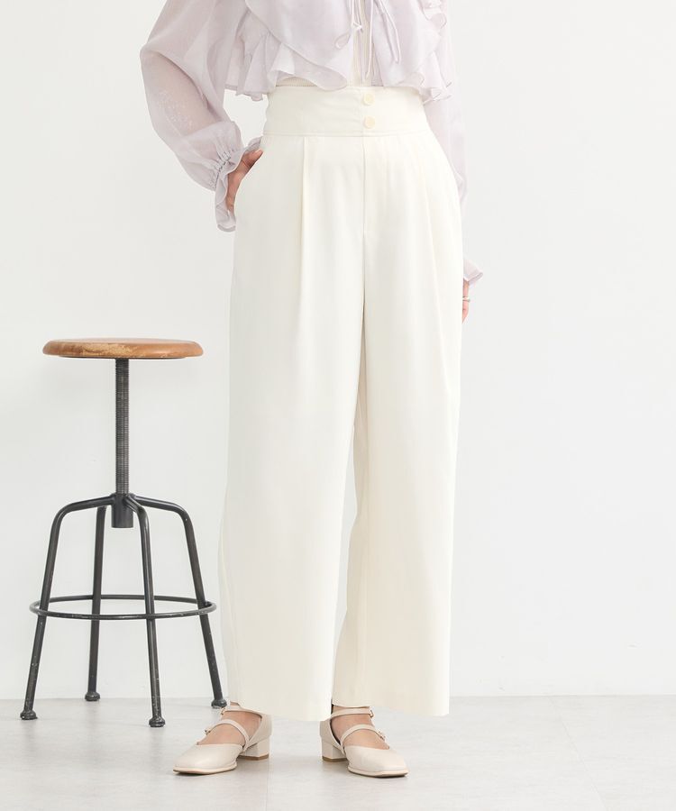 earth music&ecology「ハイウエストワイドパンツ」|その他|