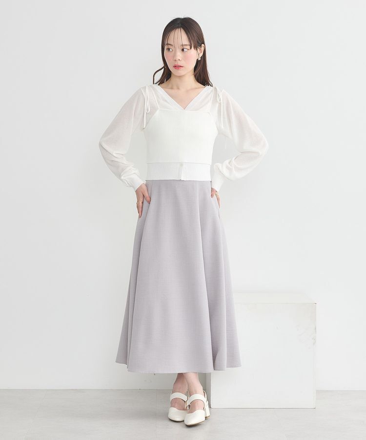 earth music&ecology「ラメリブニットビスチェ」|ベスト・ジレ|