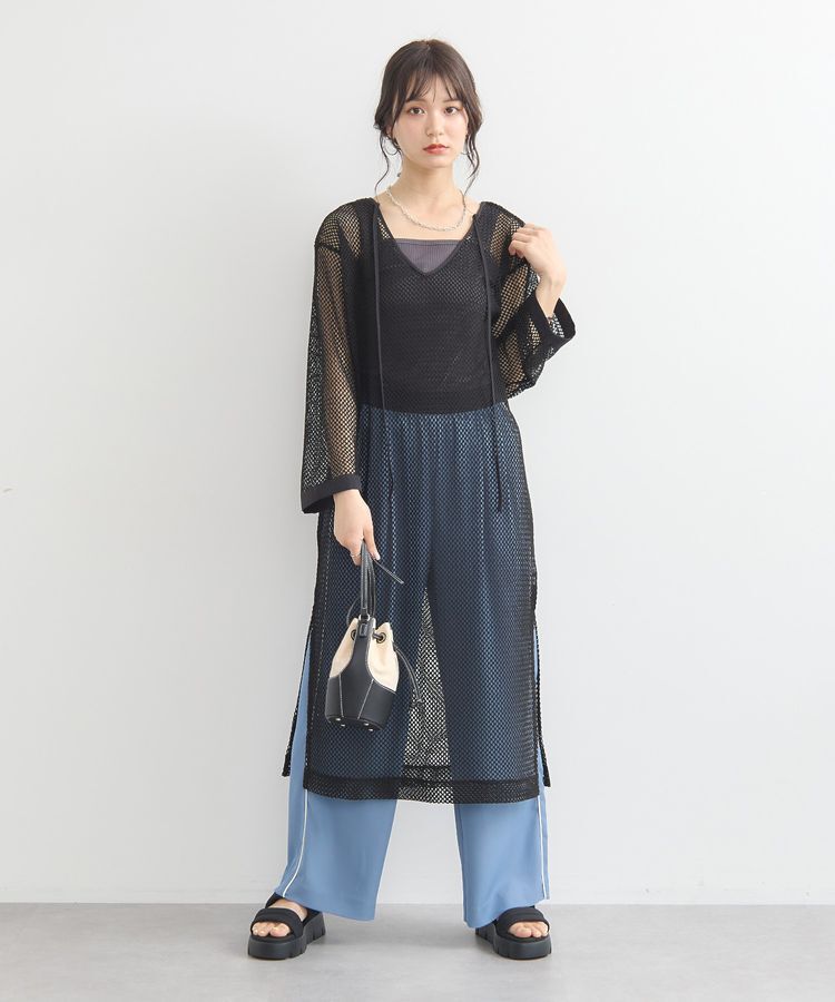 earth music&ecology「メッシュレイヤードワンピース」|ワンピース|