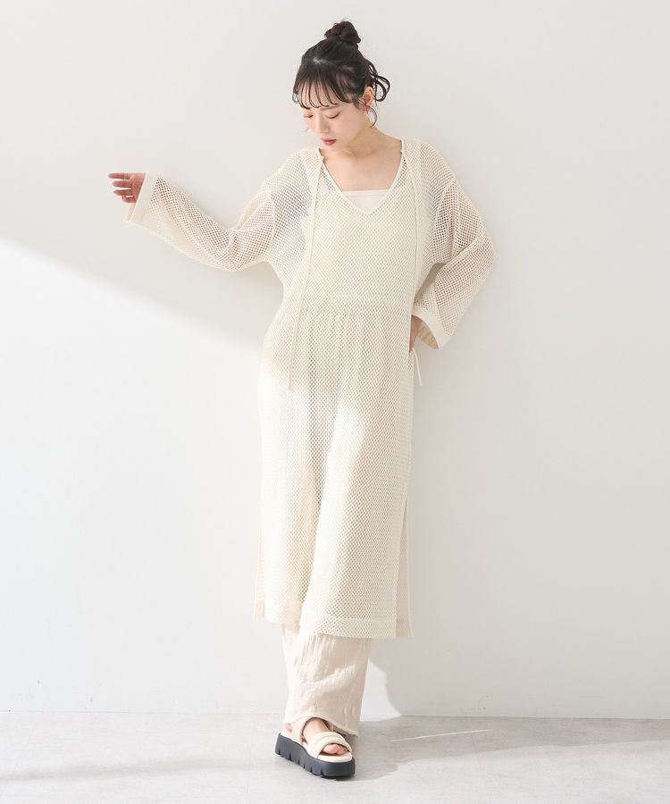 earth music&ecology「メッシュレイヤードワンピース」|ワンピース|