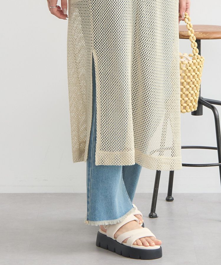 earth music&ecology「メッシュレイヤードワンピース」|ワンピース|