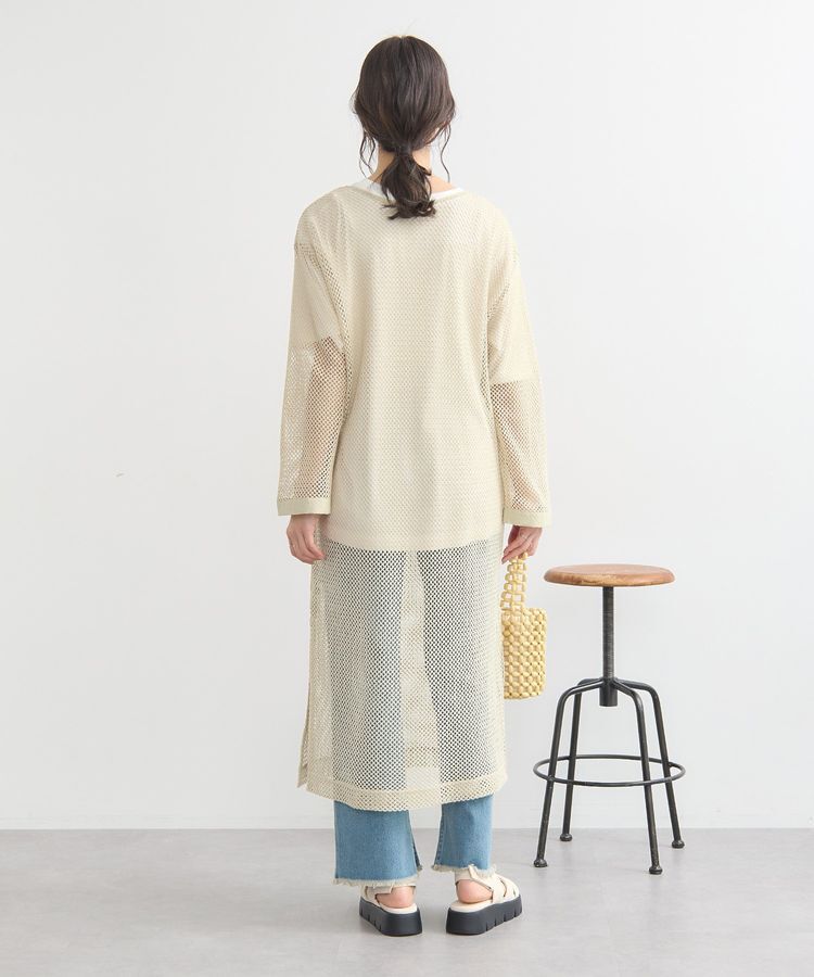 earth music&ecology「メッシュレイヤードワンピース」|ワンピース|