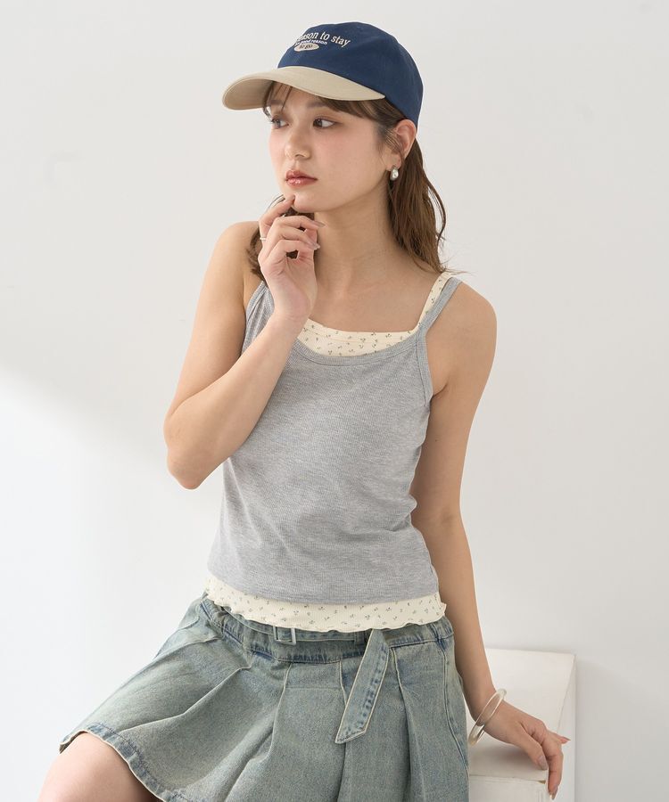 earth music&ecology「レイヤードキャミソール」|キャミソール|