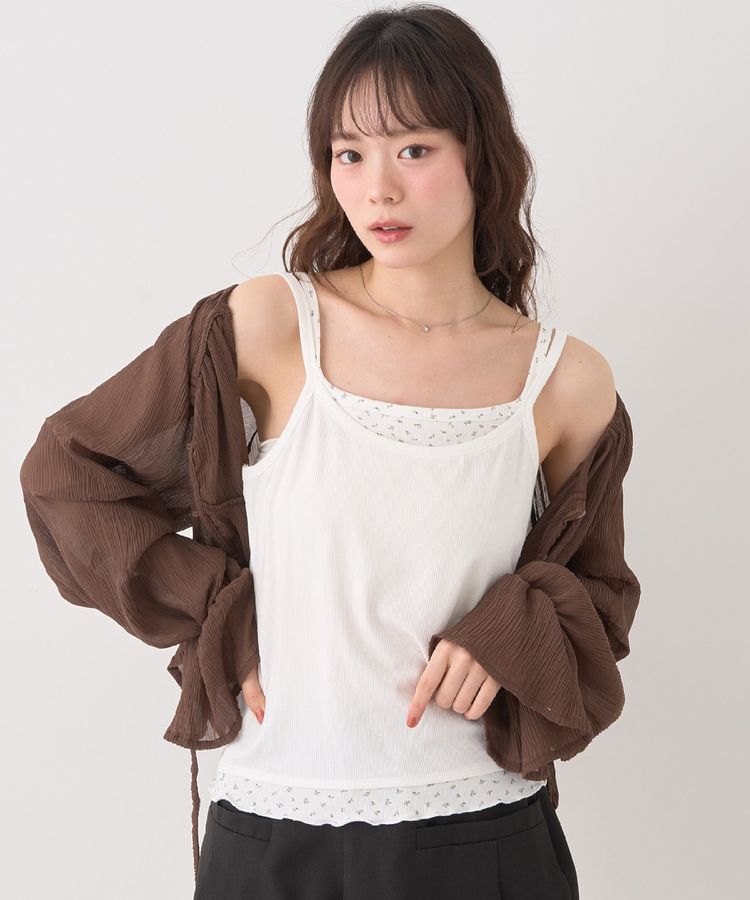 earth music&ecology「レイヤードキャミソール」|キャミソール|