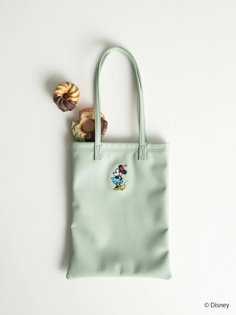  「フェイクレザートートバッグ/Disney」|ハンドバッグ|グリーン