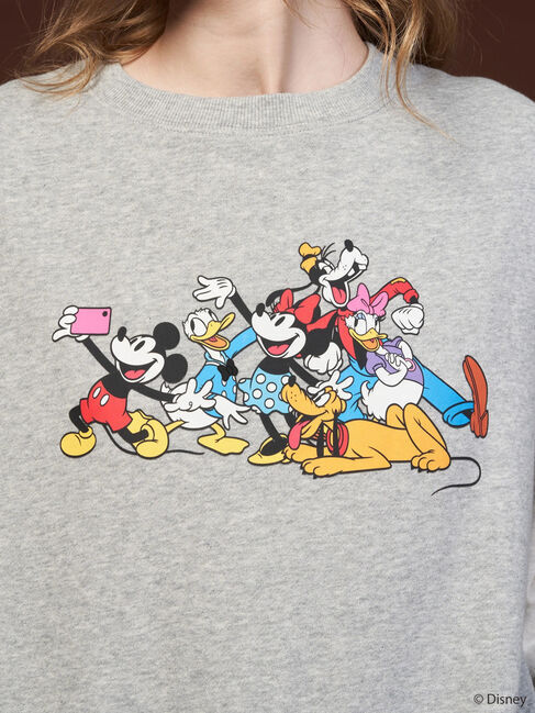  「FRIENDSプリント裏起毛プルオーバー/Disney」|Tシャツ・カットソー|