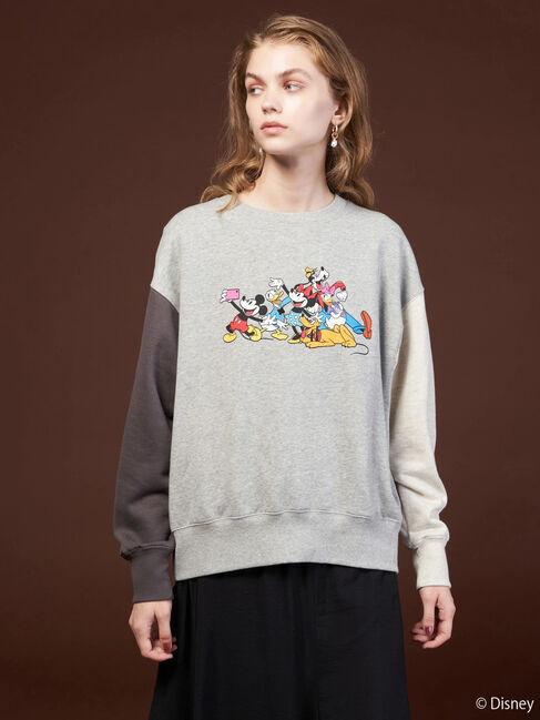  「FRIENDSプリント裏起毛プルオーバー/Disney」|Tシャツ・カットソー|マルチ
