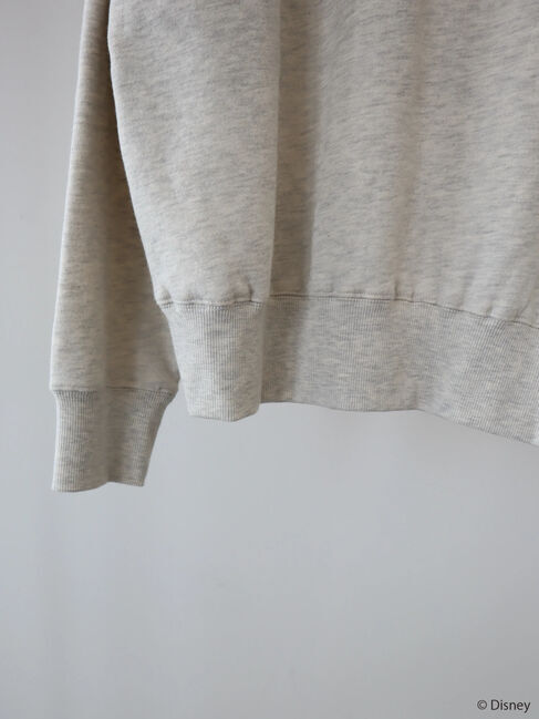  「カレッジロゴ風裏起毛プルオーバー/Mickey」|Tシャツ・カットソー|