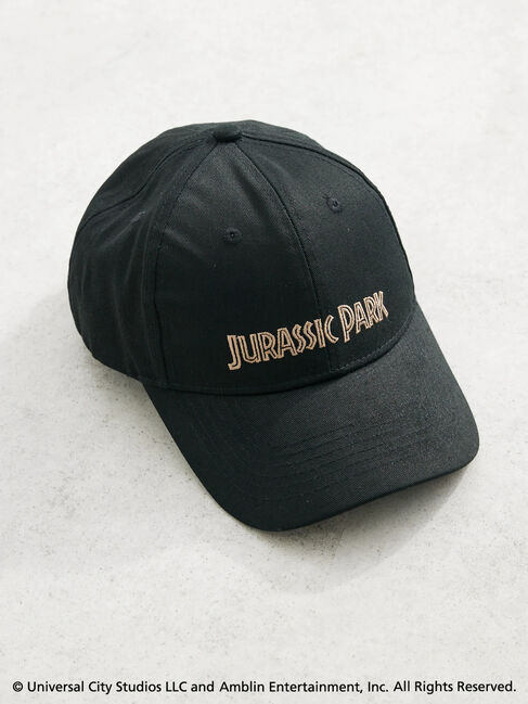  「■JURASSIC PARK / ロゴ刺しゅうCAP」|その他|ブラック