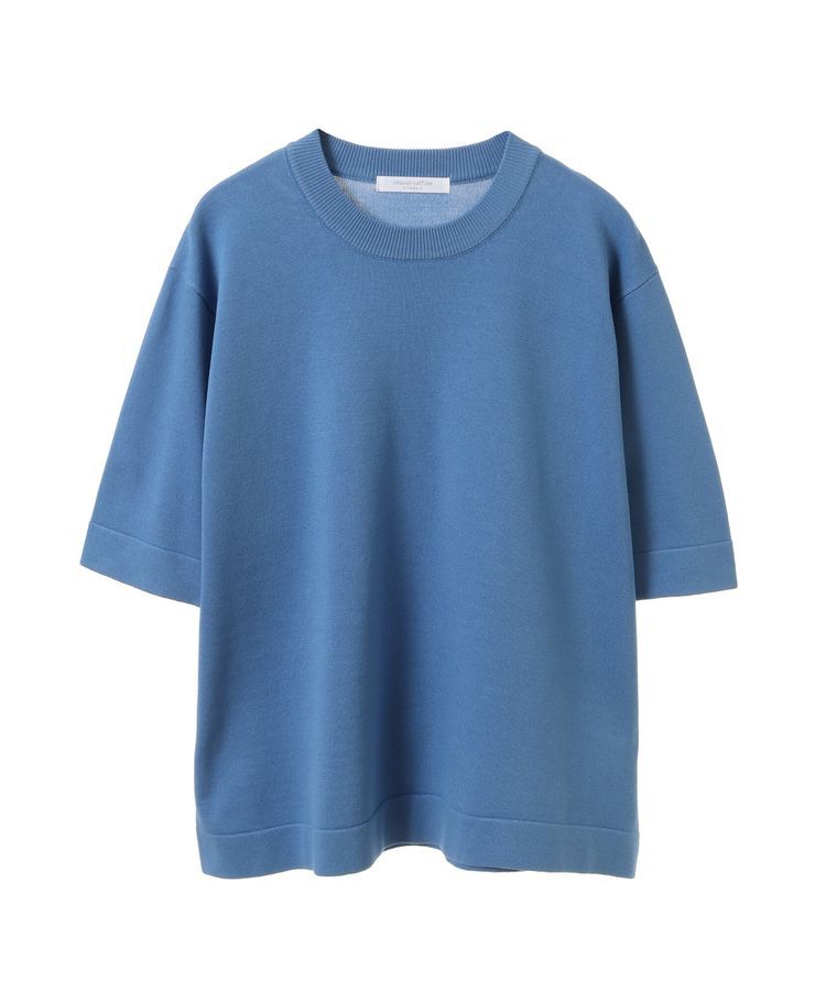 Green Parks「袖裏配色5分袖ニットプルオーバー」|ニット・セーター|