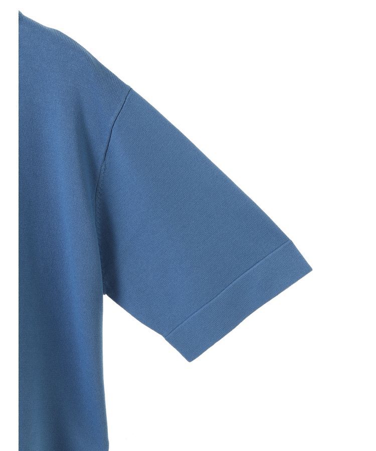 Green Parks「袖裏配色5分袖ニットプルオーバー」|ニット・セーター|