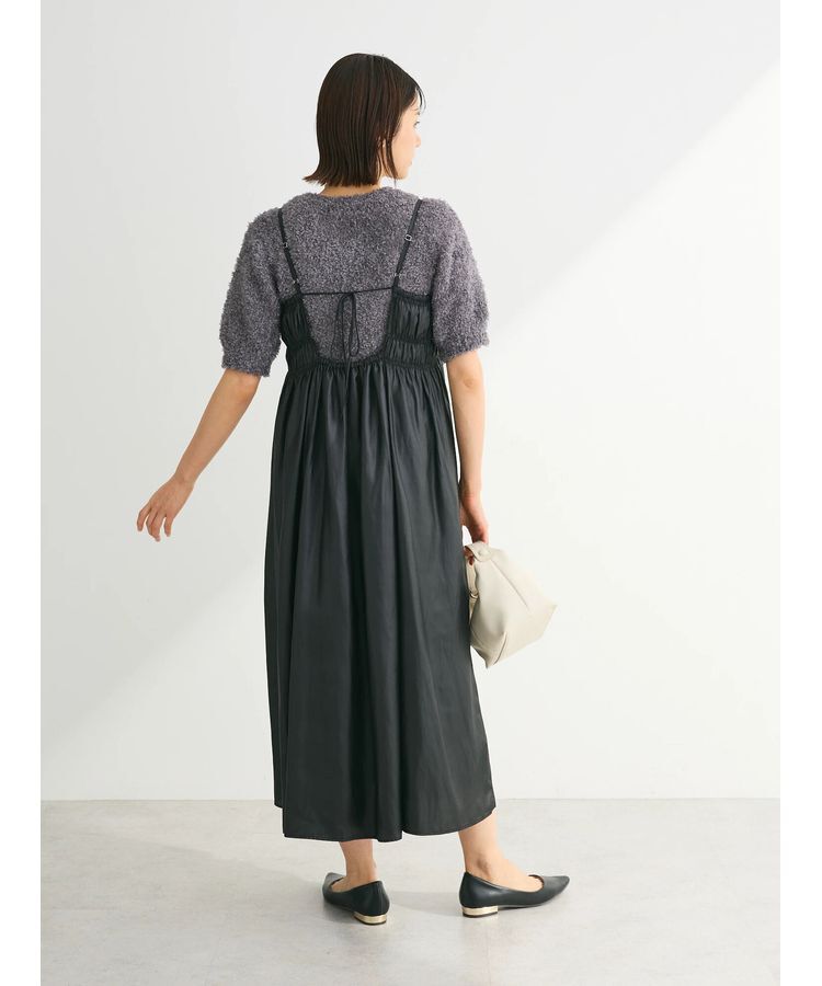 Green Parks「テープヤーン半袖ニットプルオーバー」|ニット・セーター|