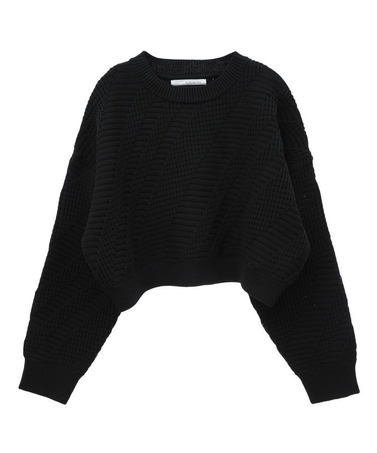 Green Parks「・ELENCARE DUE ジャカードショートニット」|ニット・セーター|