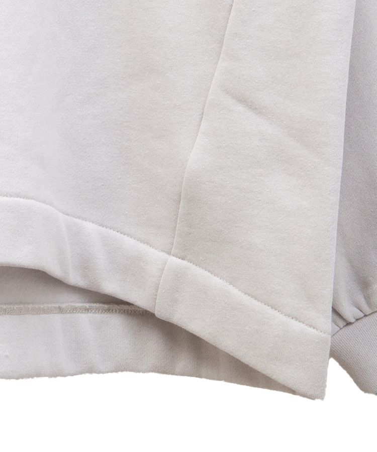 Green Parks「配色リブニットドッキング裏起毛プルオーバー」|スウェット・ジャージ|