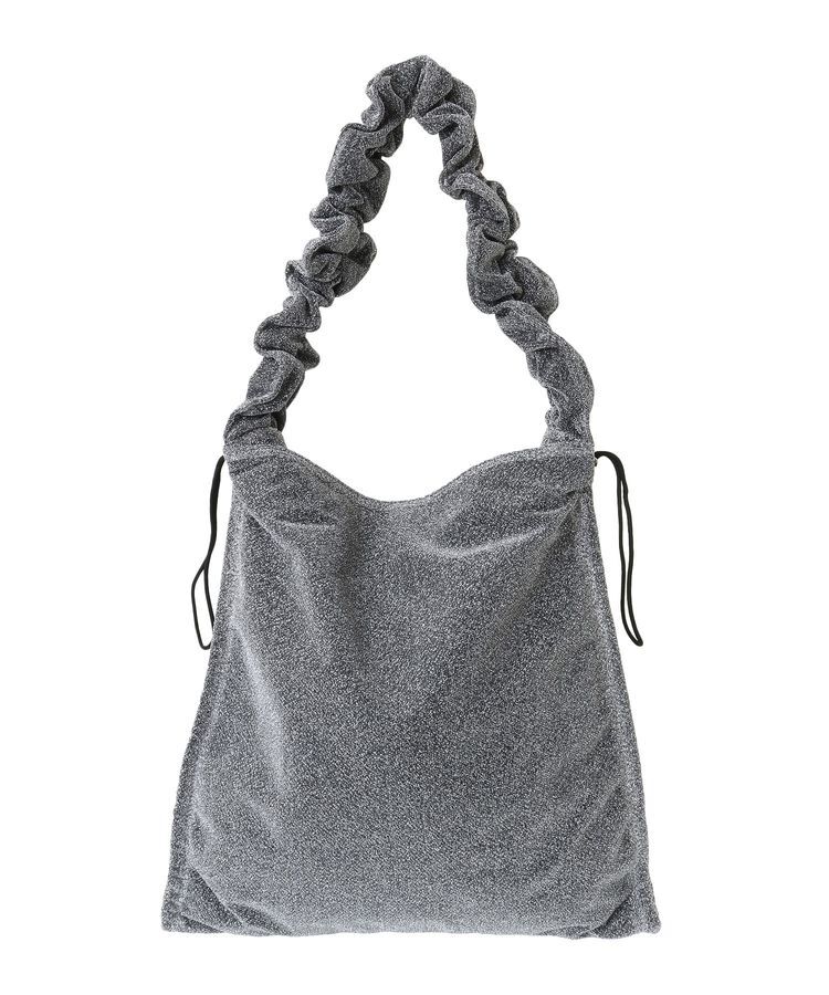 armonia「andmikka.ラメニットクシュクシュトートバッグ」|トートバッグ|