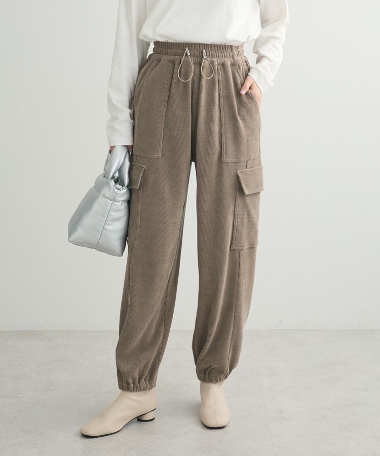Green Parks「・ELENCARE DUE コーデュロイカーゴパンツ」|その他|Gray Beige