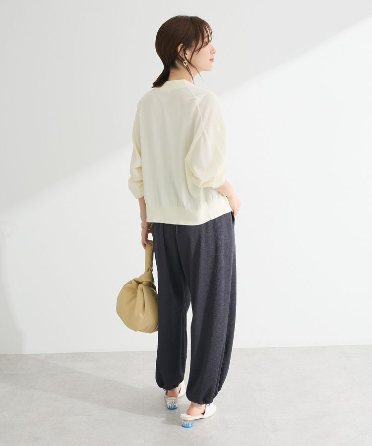 Green Parks「フロントZIPニットカーディガン」|カーディガン|