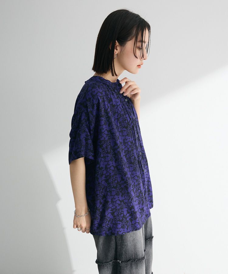 Green Parks「アソート柄さらっとレーヨンブラウス」|シャツ・ブラウス|