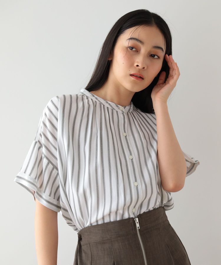 Green Parks「アソート柄さらっとレーヨンブラウス」|シャツ・ブラウス|