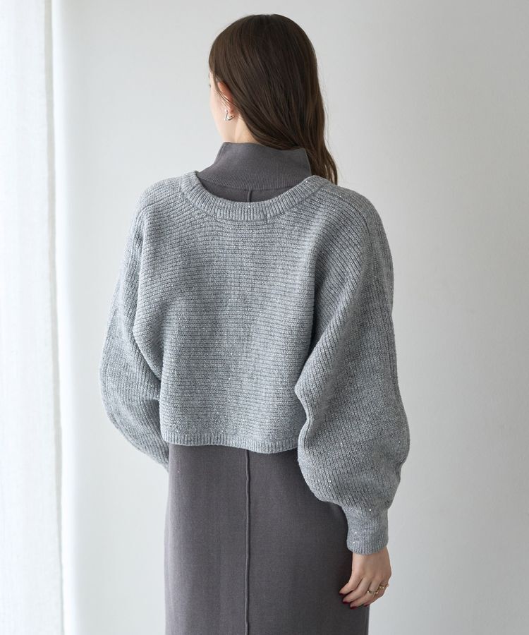 YECCA VECCA「【2点SET】マルチwayレイヤードニットワンピース」|ワンピース|