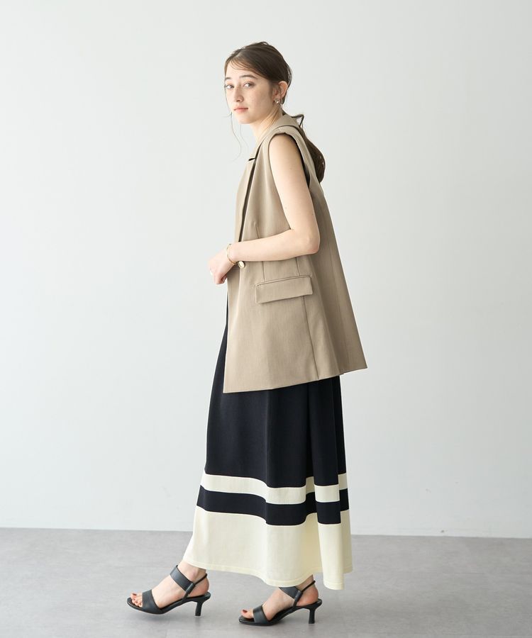 YECCA VECCA「金釦テーラードジレジャケット」|ベスト・ジレ|