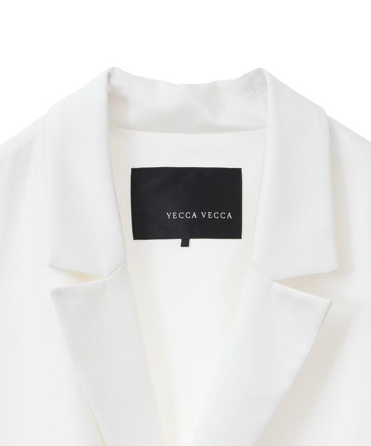 YECCA VECCA「金釦テーラードジレジャケット」|ベスト・ジレ|