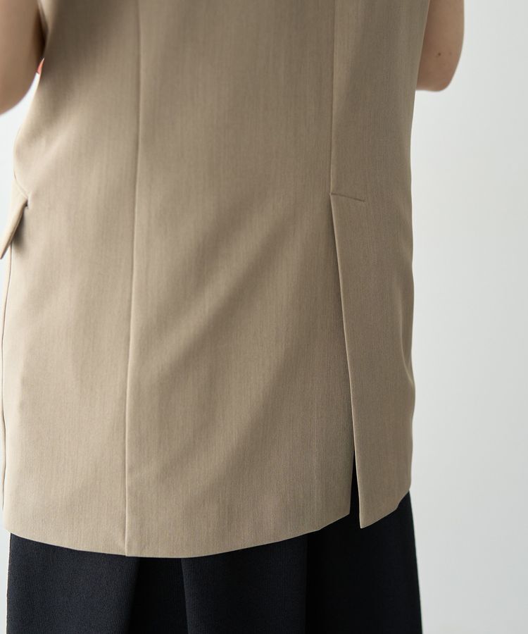 YECCA VECCA「金釦テーラードジレジャケット」|ベスト・ジレ|