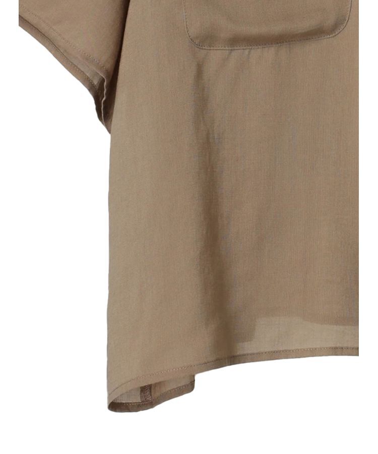 GARAGE OF GOOD CLOTHING「【日本製】ボイルローンハーフスリーブブラウス」|シャツ・ブラウス|