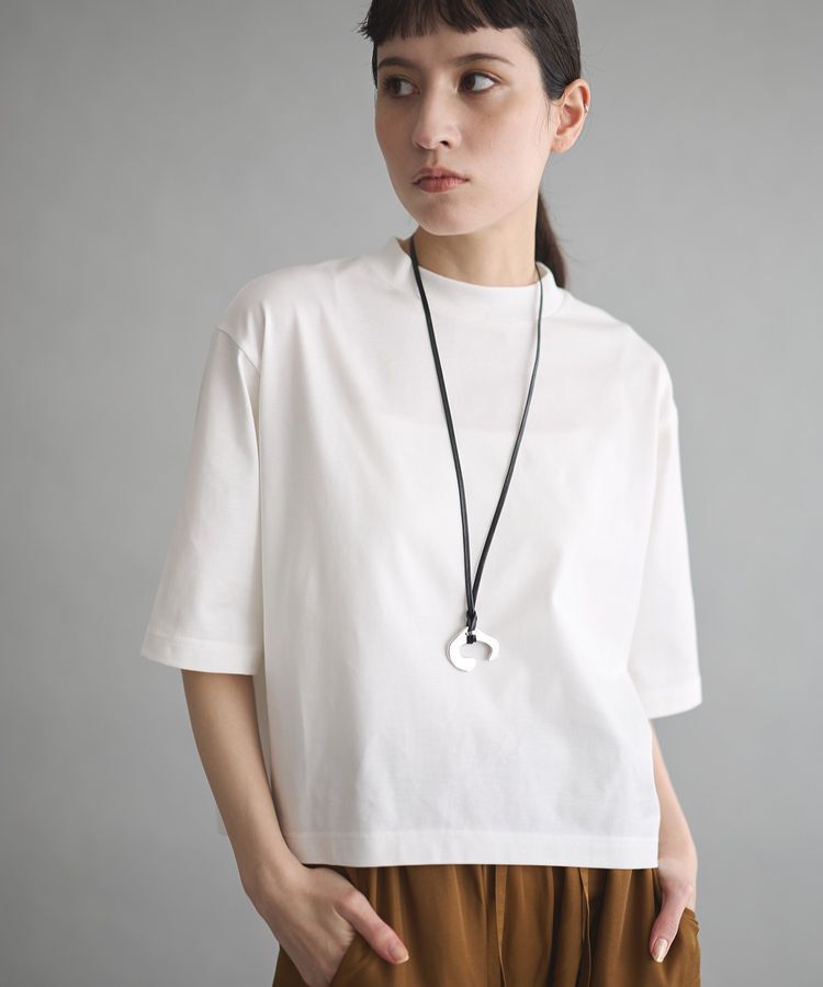 GARAGE OF GOOD CLOTHING「モックネック6分袖プルオーバー」|Tシャツ・カットソー|