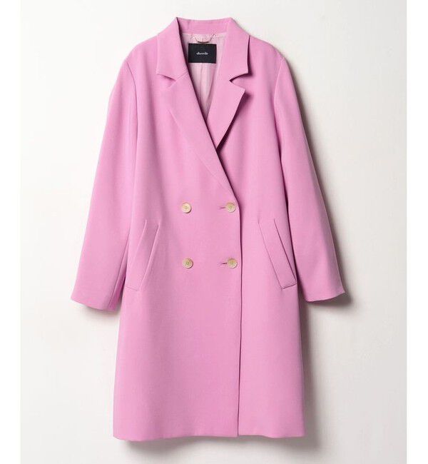 allureville「ダブルクロスチェスターコート」|ダッフルコート|