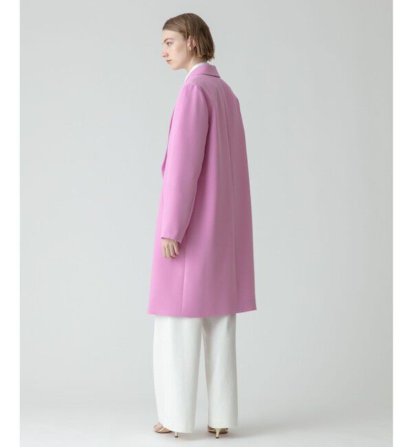 allureville「ダブルクロスチェスターコート」|ダッフルコート|