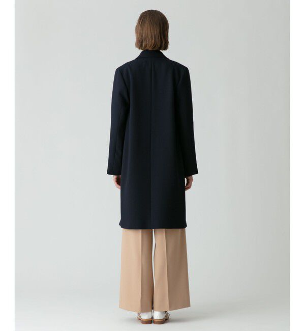 allureville「ダブルクロスチェスターコート」|ダッフルコート|