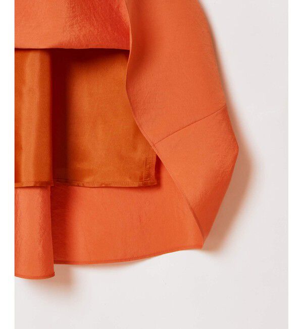 allureville「オーガンジー切替フレアスカート」|スカート|