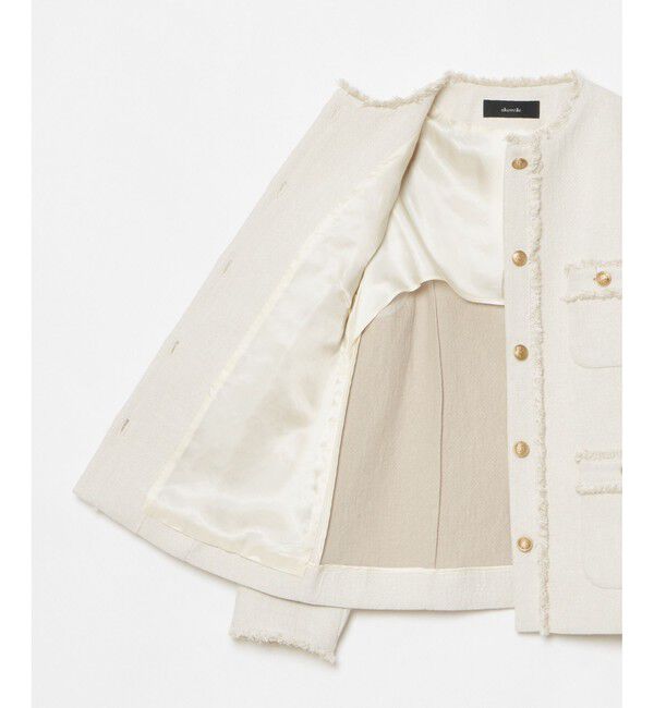 allureville「リバーダブルクロスノーカーラージャケット」|その他|