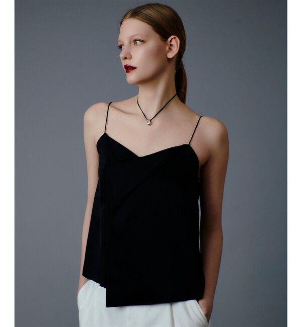 allureville「サテンアシメキャミブラウス」|シャツ・ブラウス|