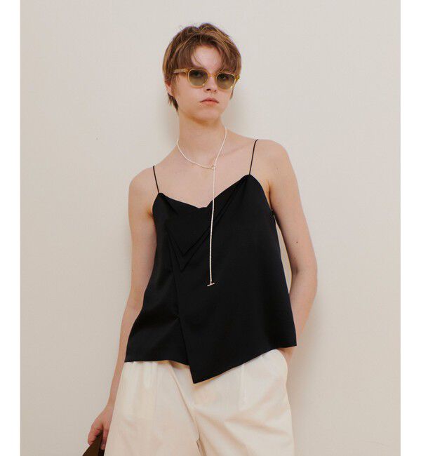 allureville「サテンアシメキャミブラウス」|シャツ・ブラウス|