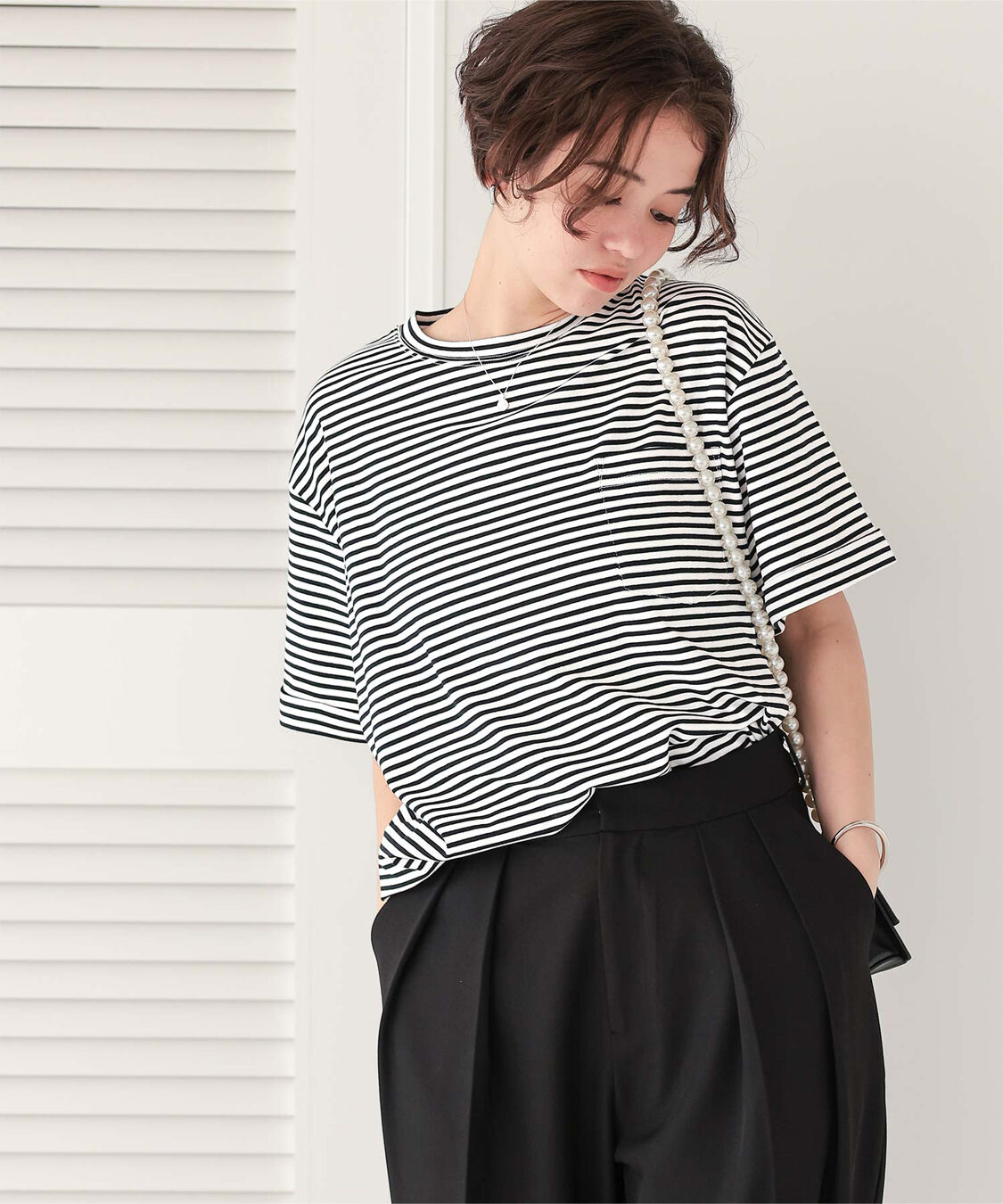 titivate「汗染み防止ポケットTシャツ」|Tシャツ・カットソー|