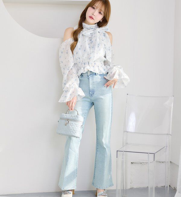  「キラキラ美脚ストレッチデニム」|その他|