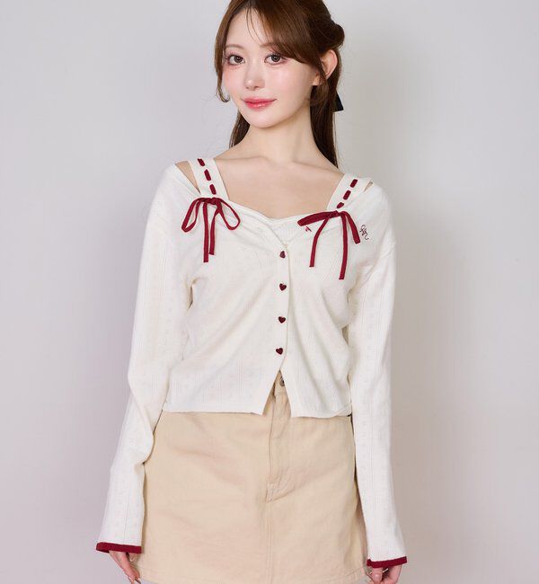  「【Heart collection】ハートポケットミニスカート」|スカート|