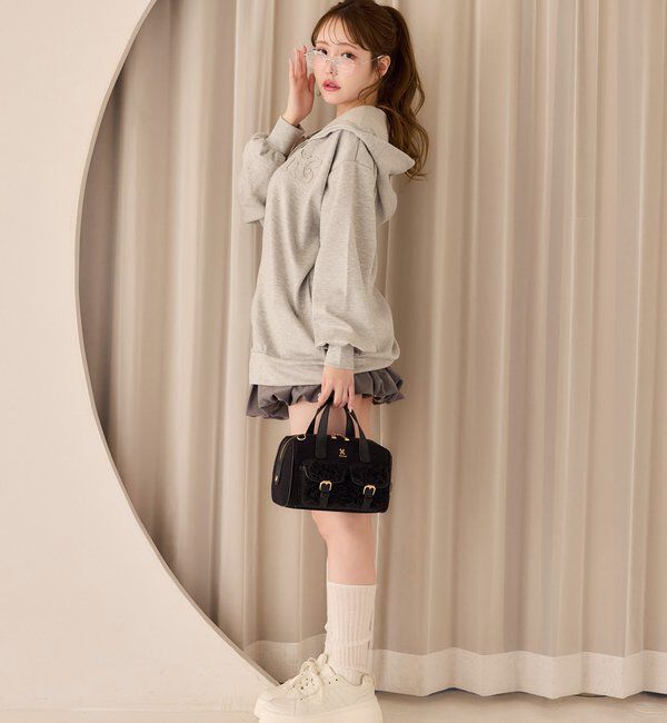  「ロゴグリッターパーカー」|プルオーバー|