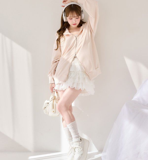  「ロゴグリッターパーカー」|プルオーバー|