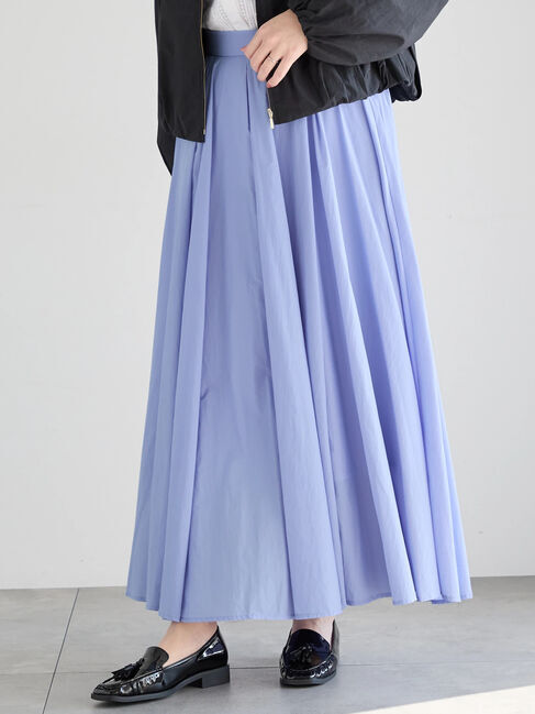 Te chichi「シアープレンティフレアスカート」|スカート|サックスブルー