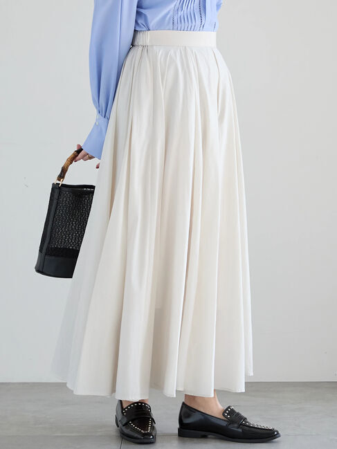 Te chichi「シアープレンティフレアスカート」|スカート|グレー