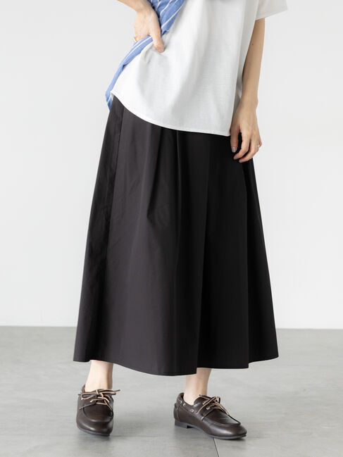 Lugnoncure「【選べる着丈】タイプライタースカート」|スカート|ブラック