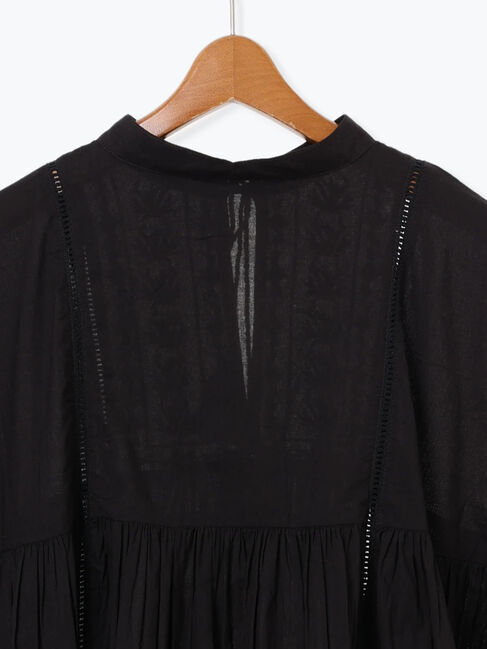 Lugnoncure「【INDIA made】タッセル付き刺繍ブラウス」|シャツ・ブラウス|