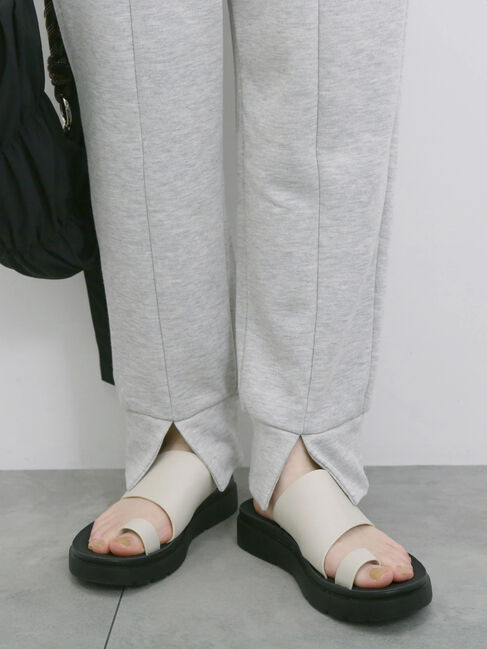 Samansa Mos2 blue「◎裏毛センタースリットパンツ」|その他|