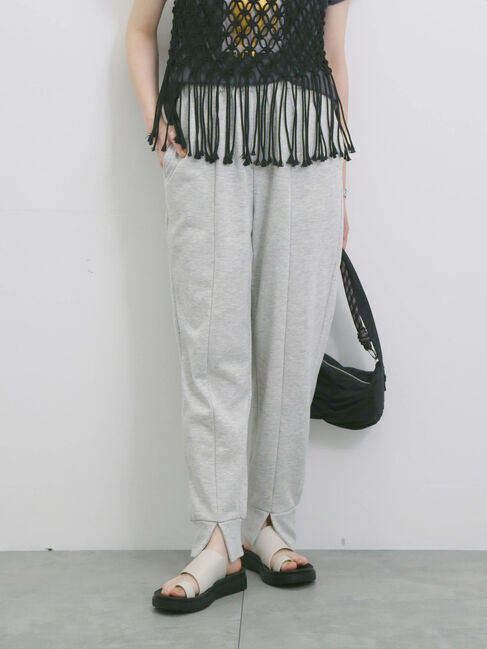 Samansa Mos2 blue「◎裏毛センタースリットパンツ」|その他|ＴＯＰグレー