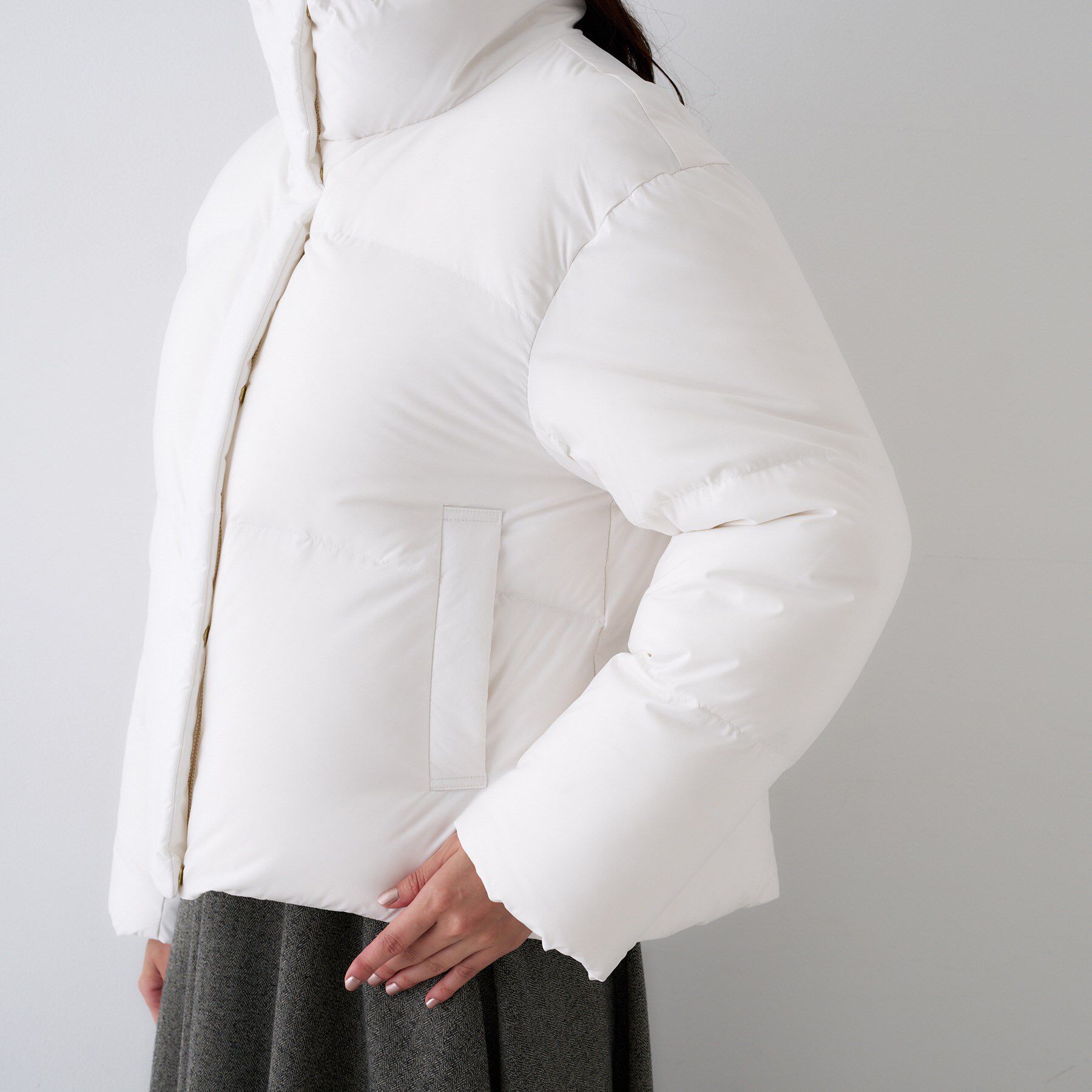 UNTITLED「【トレンド/撥水機能/防寒】ショートダウンコート」|ダウン|